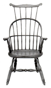 Windsor chair Triple back