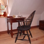 This is a 9 spindle Sack Back Windsor chair I built for the Distillery at Mount Vernon