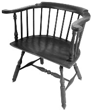 Windsor chair low back