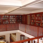 Library built on a mezzanine