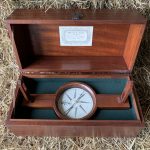 Mahogany Surveyors Compass storage box